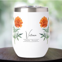 Birth Month Flower outubro Marigold