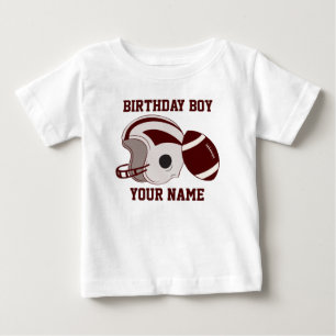 Birthday Boy Personalizou Camisa De Futebol