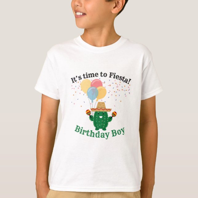 Birthday Boy | Tempo para Fiesta | Camiseta (Frente)