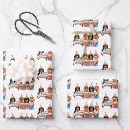 Birthday Cavalier King Charles Spaniel Gift Wrap