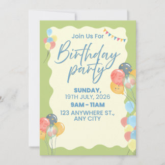 Birthday Party Invitation