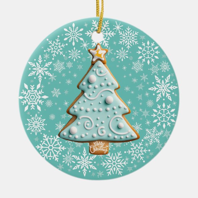 Biscoito Gingerpão, Ornamento de Árvore de Natal B (Frente)