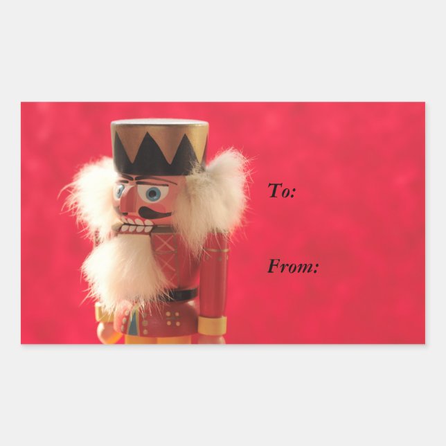 biscoito vermelho com etiqueta de presente (Frente)