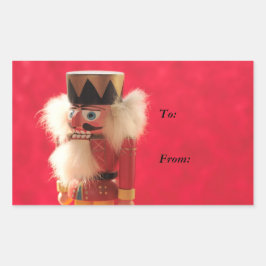 biscoito vermelho com etiqueta de presente