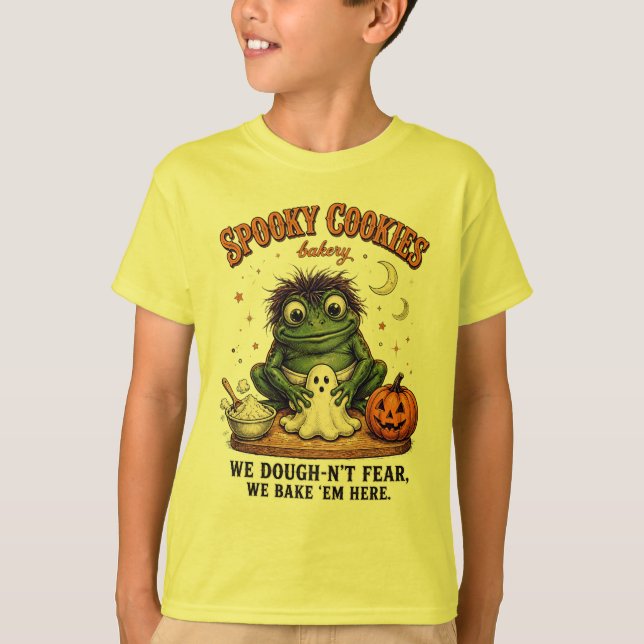Biscoitos Assustadores HALLOWEEN Camiseta de Padar (Frente)