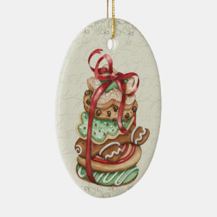 Biscoitos de Natal - Enfeite de Cerâmica SRF