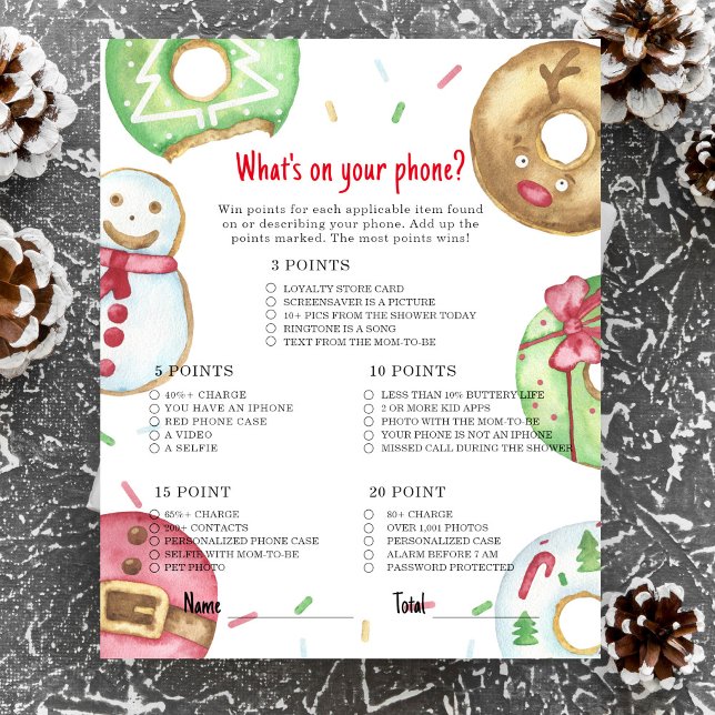 Biscoitos de Natal O que há no seu jogo telefônico (Criador carregado)