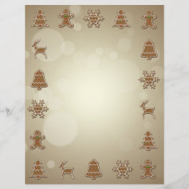 Biscoitos de pão-de-gengibre - Cabeça-de-Natal