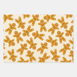 Biscoitos de pão-de-gengibre em creme