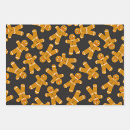 Biscoitos de pão-gigante em preto