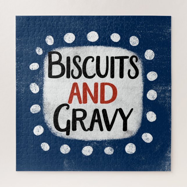 Biscoitos E Quebra-cabeça De Jigsera Gravy (Vertical)