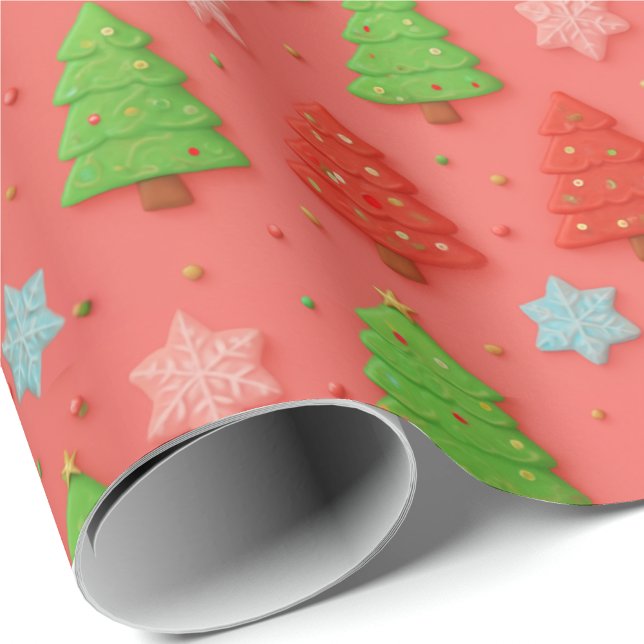 Biscoitos Falsos em Papel de Presente de Natal Ver (Criador carregado)