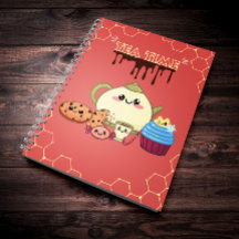 biscoitos kawaii e hora do chá quente