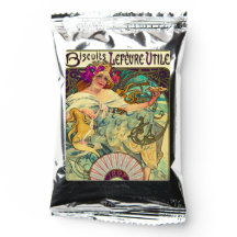 Biscoitos Lefevre-Utile por Alphonse Mucha (1896)