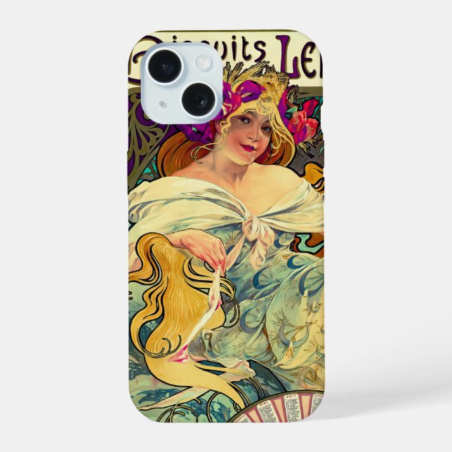 Biscoitos Lefevre-Utile por Alphonse Mucha (1896) (Verso)