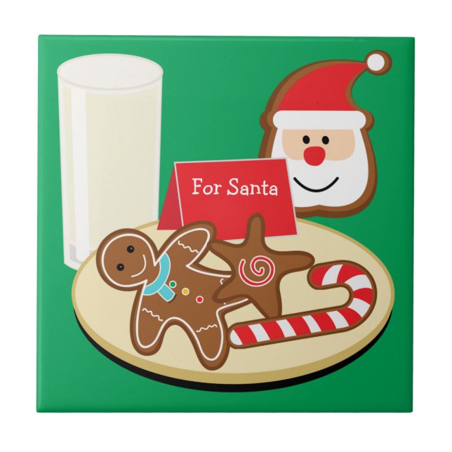 Biscoitos para o azulejo do papai noel (Frente)