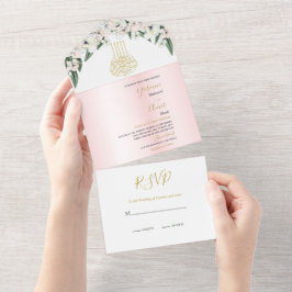Bismillah islâmico Magnolia Tudo em Um Casamento