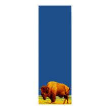 Bison Buffalo American Art Poster