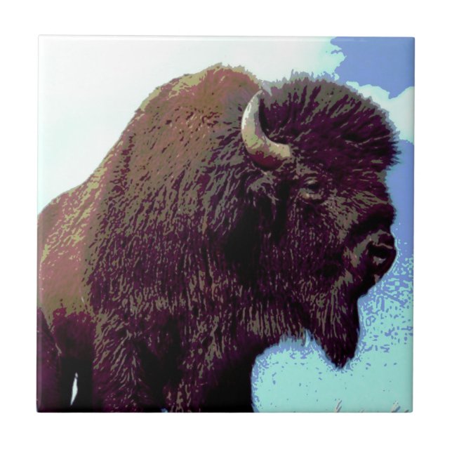 Bison Pop Art (Frente)