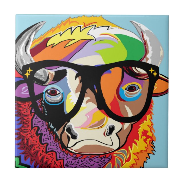 Bisonte "búfalo " do hipster (Frente)