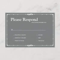 Bistro Wedding rsvp