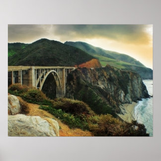 Bixby Bridge Big Sur Impressão