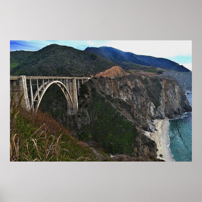 Bixby Creek Bridge 36 x 24 Poster (Frente)