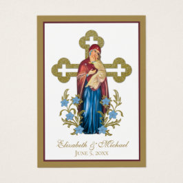 Bizantino Ortodoxo do Leste Casamento Cartões Sagr