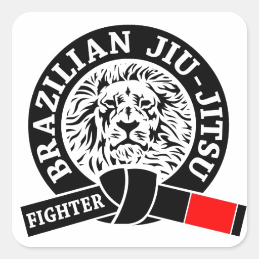 BJJ Brasileiro Jiu Jitsu Adesivo Quadrado Zazzle Artesanato Tiradentes Mg ~ BJJ Brasileiro Jiu Jitsu Adesivo Quadrado Zazzle