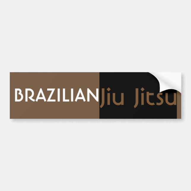 BJJ Brown Belt Adesivo (Frente)