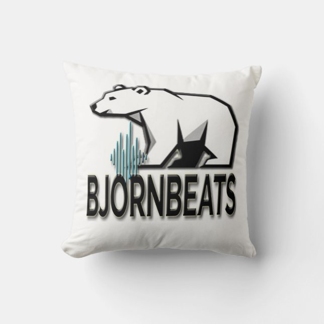 BjornBeats Almofada de Arremesso (Frente)