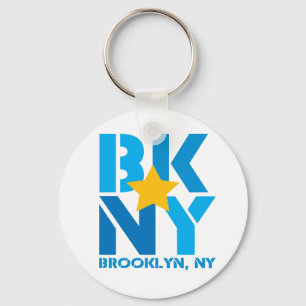 BK Brooklyn Blue Chaveiro