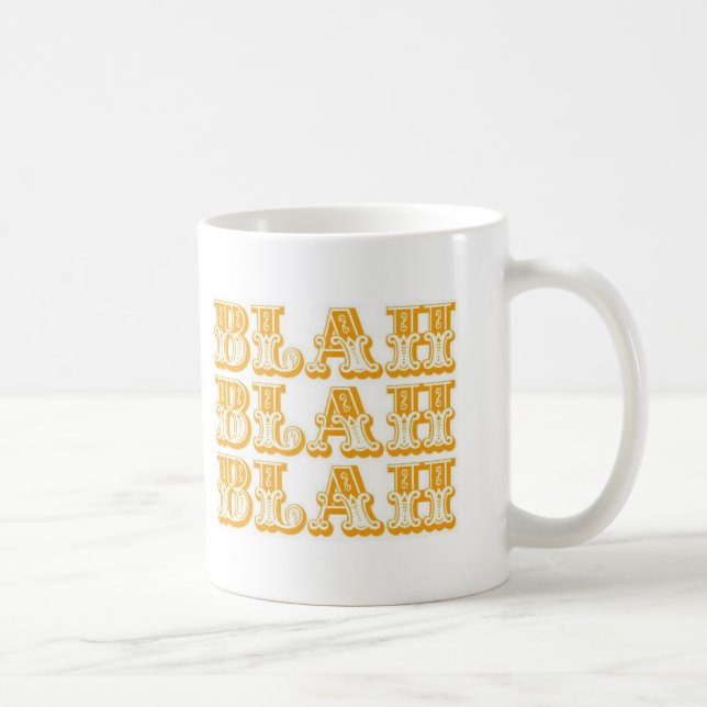 Blá - caneca de café blá (Direita)