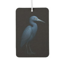Black 4 Luxe Car Air Fresheners, Little Blue Heron