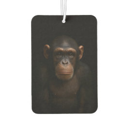Black 4 Luxe Car Air Fresheners, Serene Chimpanzee