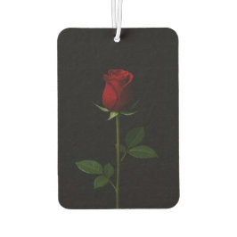 Black 4 Luxe Car Air Fresheners, Velvet Red Rose