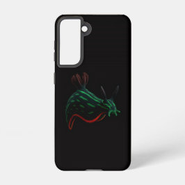 Black 4 Luxe Galaxy S21 Case, Neon Sea Slug