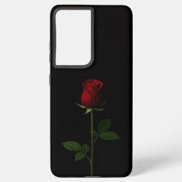 Black 4 Luxe Galaxy S21 Plus, Velvet Red Rose