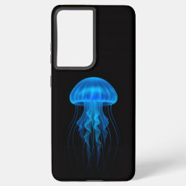 Black 4 Luxe Galaxy S21 Ultra, Blue Jellyfish
