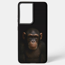 Black 4 Luxe Galaxy S21 Ultra, Serene Chimpanzee