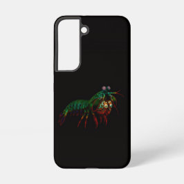 Black 4 Luxe Galaxy S22 Case, Mantis Shrimp