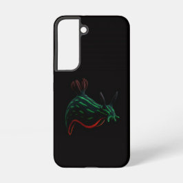 Black 4 Luxe Galaxy S22 Case, Neon Sea Slug