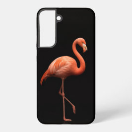 Black 4 Luxe Galaxy S22 Plus, Pássaro Flamingo Ros