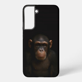 Black 4 Luxe Galaxy S22 Plus, Serene Chimpanzee