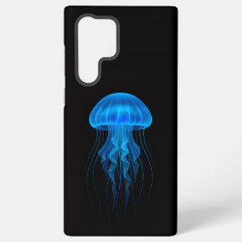 Black 4 Luxe Galaxy S22 Ultra, Blue Jellyfish
