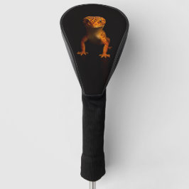 Black 4 Luxe Golf Driver Cover, Leopard Gecko