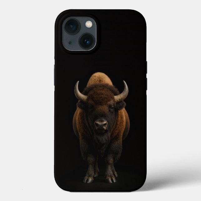 Black 4 Luxe iPhone 13, American Bison (Verso)