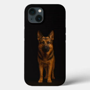 Black 4 Luxe iPhone 13, Cão Pastor Alemão