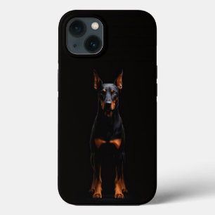 Black 4 Luxe iPhone 13, Guardião Dobermann