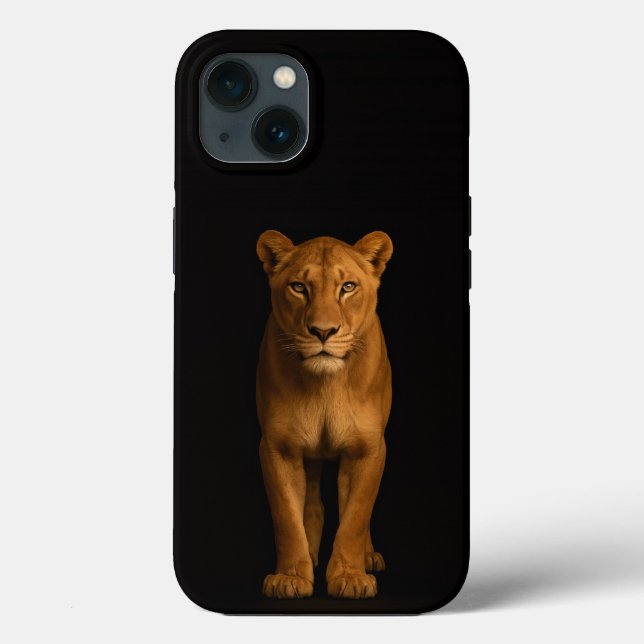 Black 4 Luxe iPhone 13, Noble Lioness (Verso)